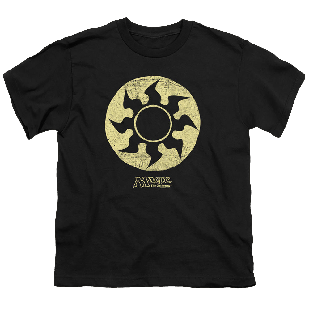 Magic the Gathering White Symbol - Youth T-Shirt Youth T-Shirt (Ages 8-12) Magic the Gathering