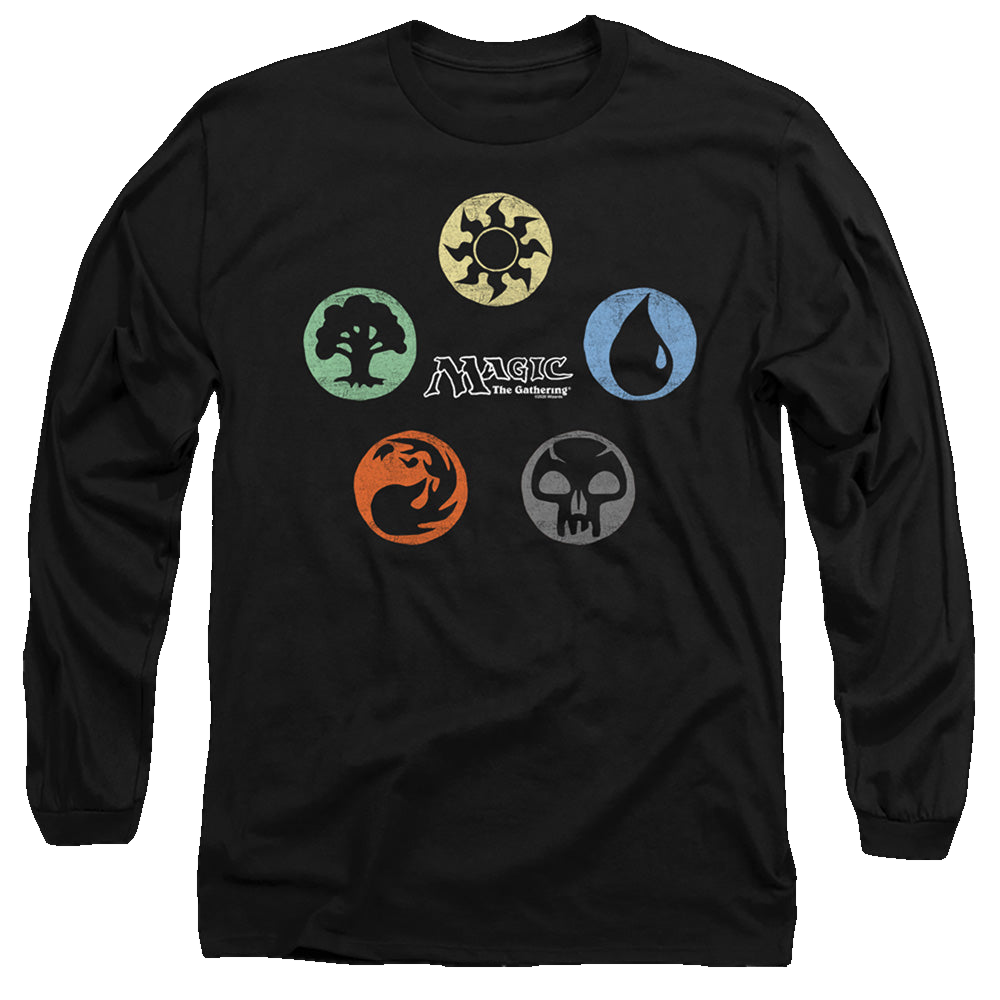 Magic the Gathering 5 Colors - Men's Long Sleeve T-Shirt Men's Long Sleeve T-Shirt Magic the Gathering