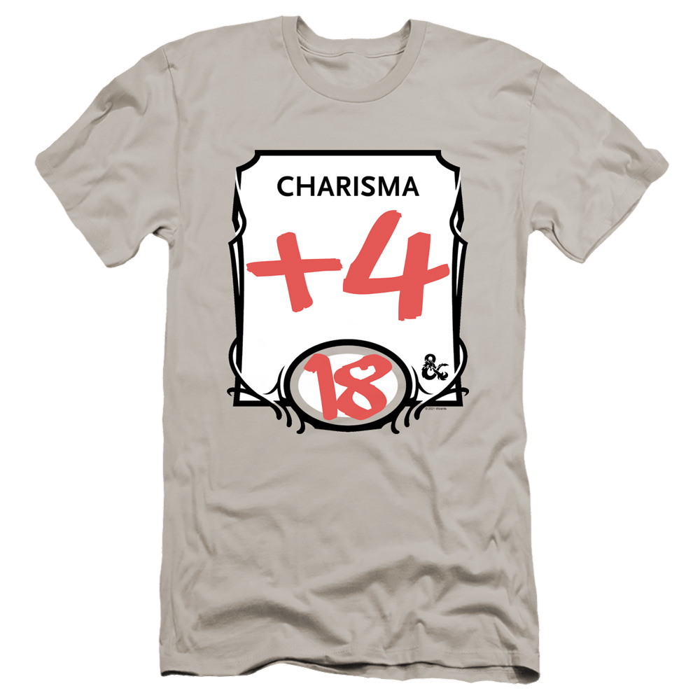 Dungeons & Dragons Charisma - Men's Premium Slim Fit T-Shirt Men's Premium Slim Fit T-Shirt Dungeons & Dragons