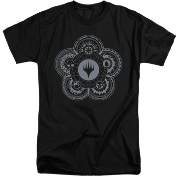 Magic the Gathering Icon Glyph - Men's Tall Fit T-Shirt Men's Tall Fit T-Shirt Magic the Gathering