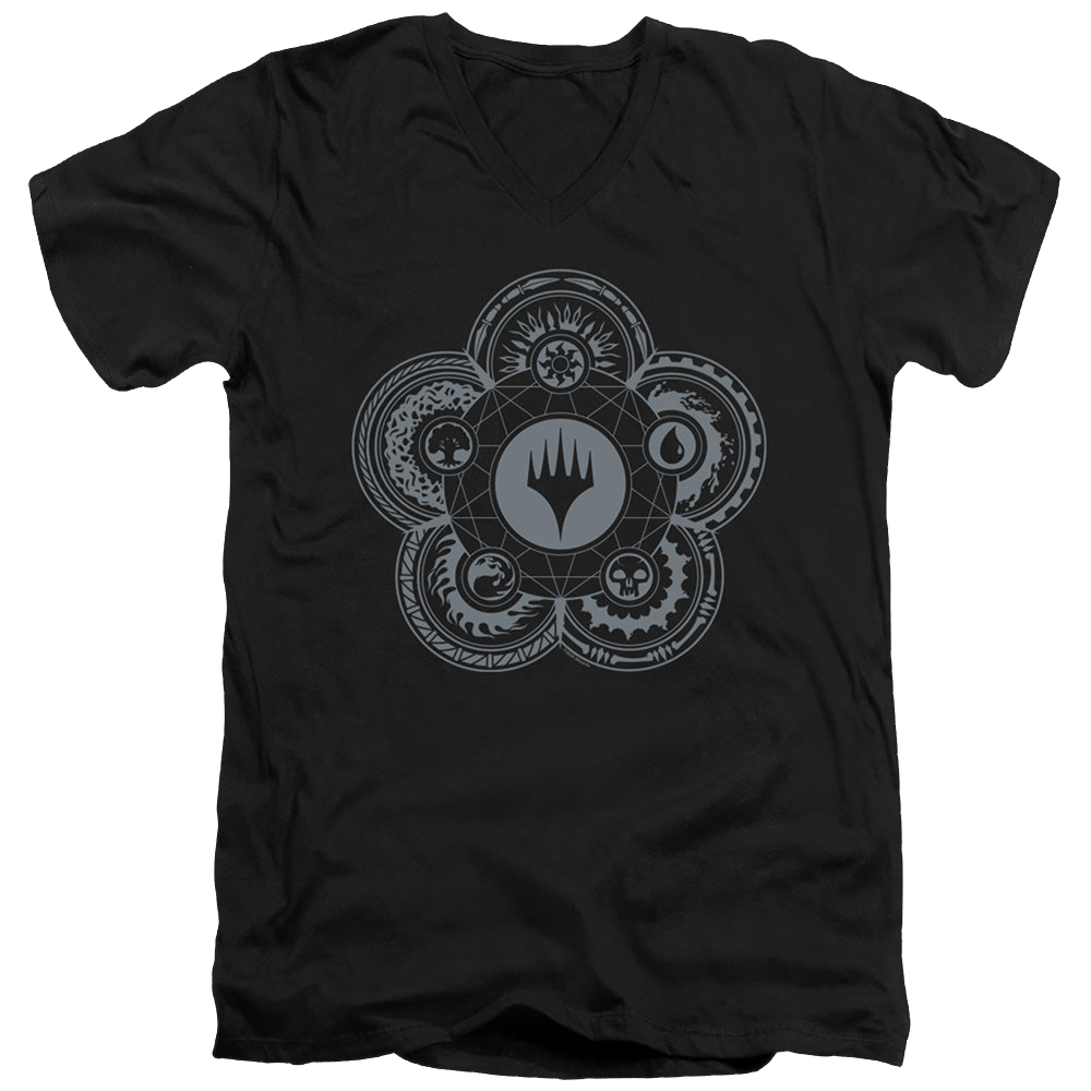 Magic the Gathering Icon Glyph - Men's V-Neck T-Shirt Men's V-Neck T-Shirt Magic the Gathering