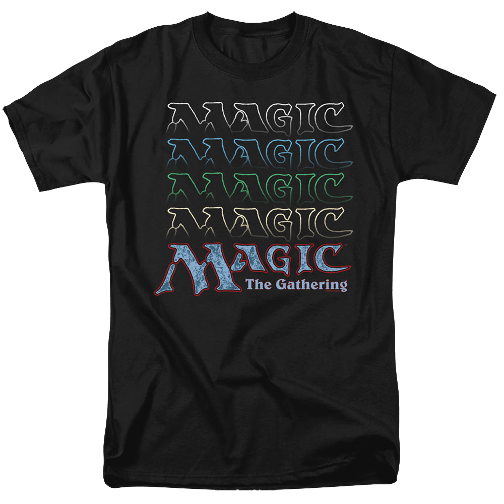 Magic the Gathering Retro Logo Repeat - Men's Regular Fit T-Shirt Men's Regular Fit T-Shirt Magic the Gathering