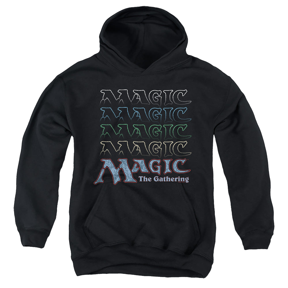 Magic the Gathering Retro Logo Repeat - Youth Hoodie Youth Hoodie (Ages 8-12) Magic the Gathering