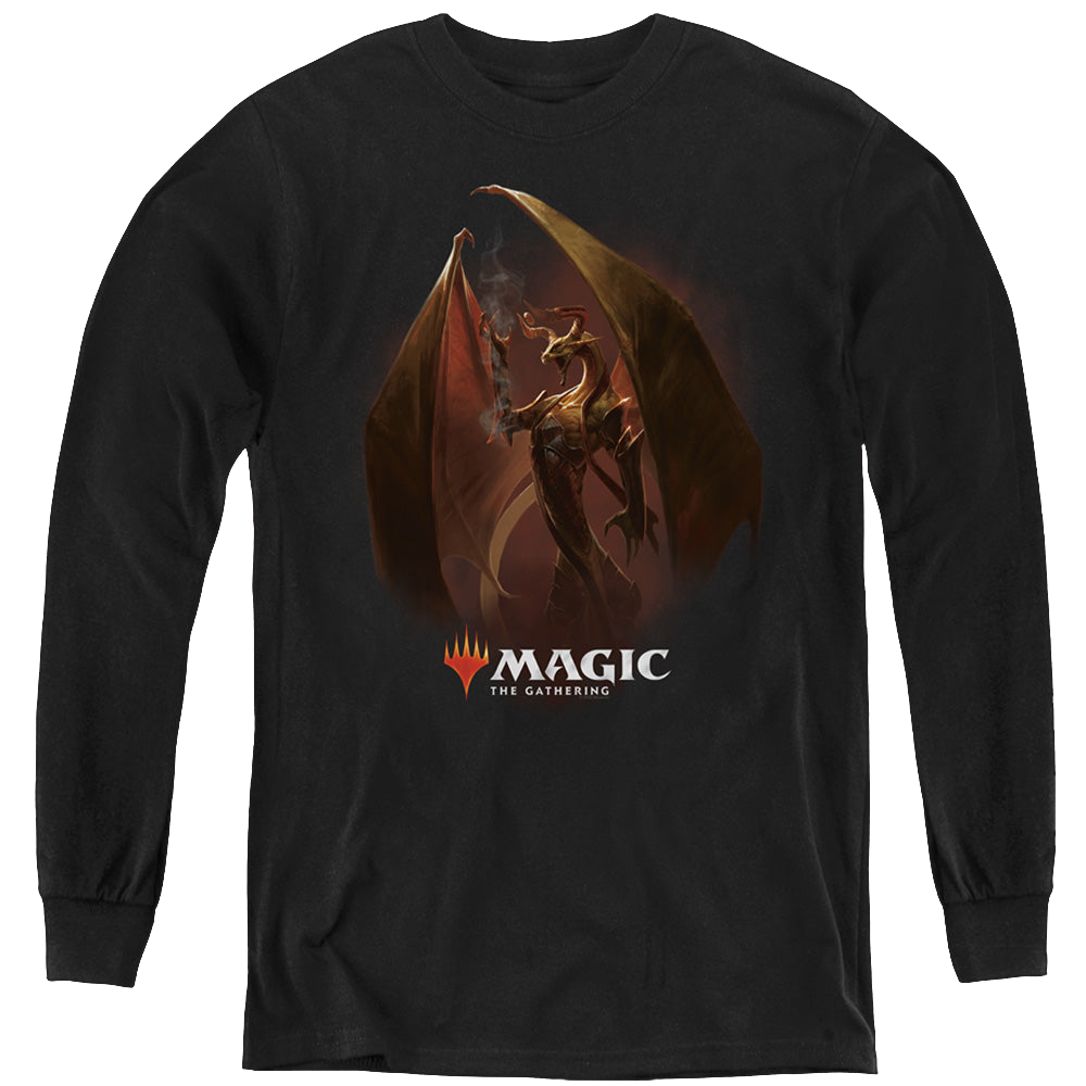 Magic the Gathering Nicol Bolas - Youth Long Sleeve T-Shirt Youth Long Sleeve T-Shirt Magic the Gathering