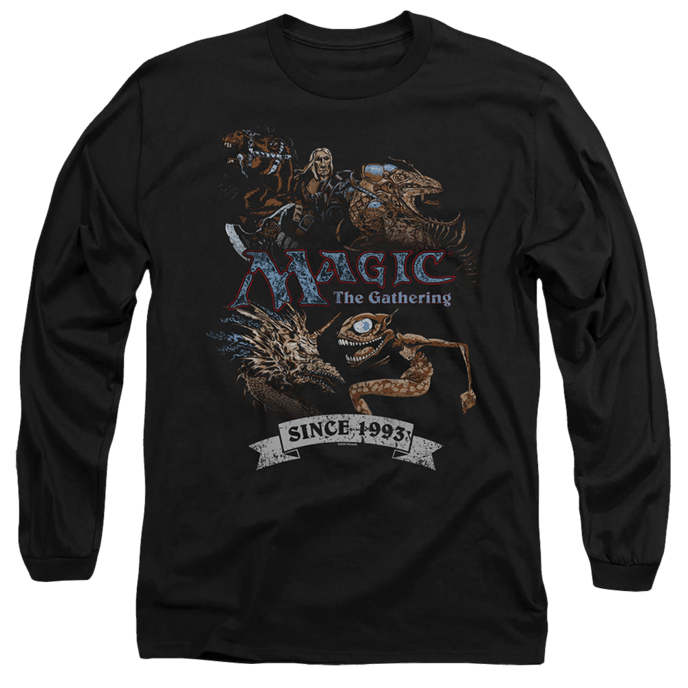 Magic the Gathering Four Pack Retro - Men's Long Sleeve T-Shirt Men's Long Sleeve T-Shirt Magic the Gathering