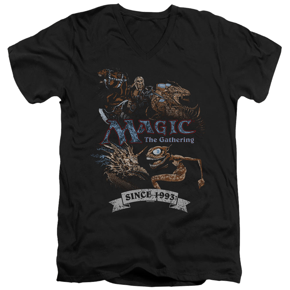 Magic the Gathering Four Pack Retro - Men's V-Neck T-Shirt Men's V-Neck T-Shirt Magic the Gathering