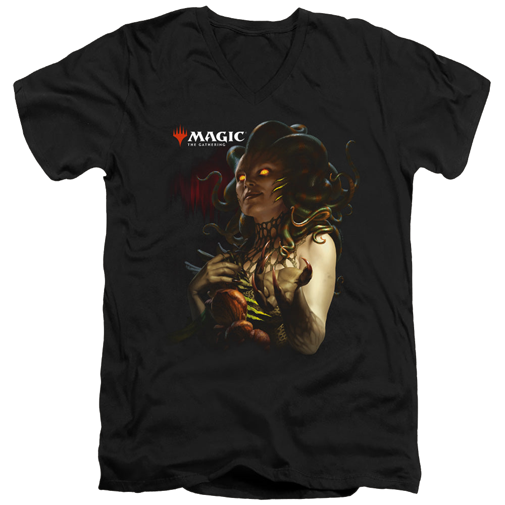 Magic the Gathering Vraska Queen Of Golgari - Men's V-Neck T-Shirt Men's V-Neck T-Shirt Magic the Gathering
