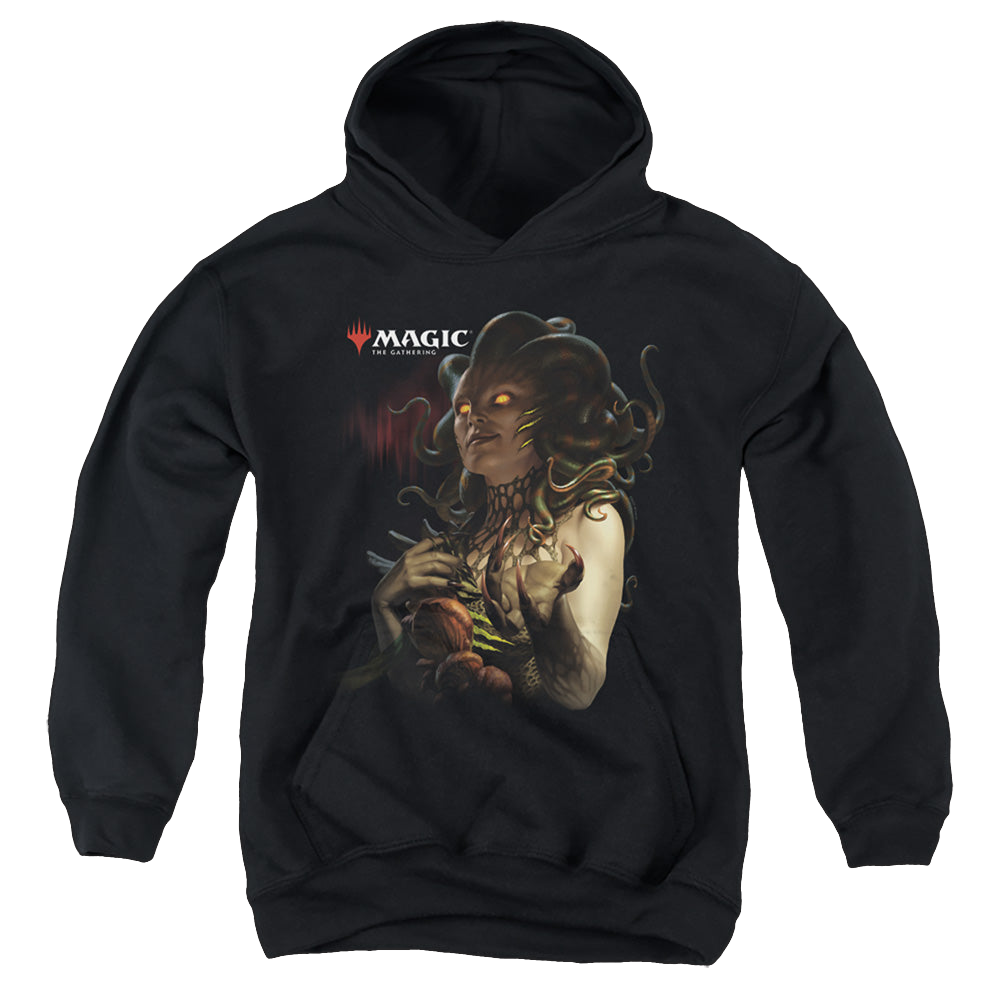 Magic the Gathering Vraska Queen Of Golgari - Youth Hoodie Youth Hoodie (Ages 8-12) Magic the Gathering