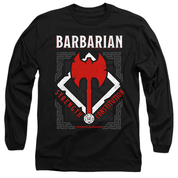 Dungeons & Dragons Barbarian - Men's Long Sleeve T-Shirt Men's Long Sleeve T-Shirt Dungeons & Dragons