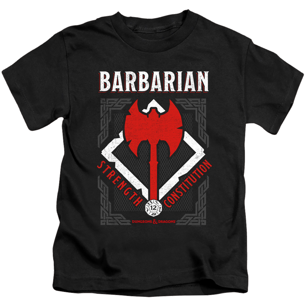Dungeons & Dragons Barbarian - Kid's T-Shirt Kid's T-Shirt (Ages 4-7) Dungeons & Dragons