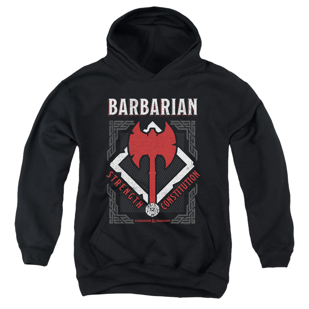 Dungeons & Dragons Barbarian - Youth Hoodie Youth Hoodie (Ages 8-12) Dungeons & Dragons