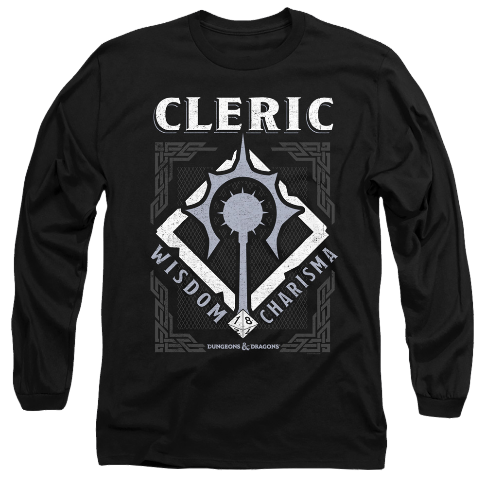 Dungeons & Dragons Cleric - Men's Long Sleeve T-Shirt Men's Long Sleeve T-Shirt Dungeons & Dragons