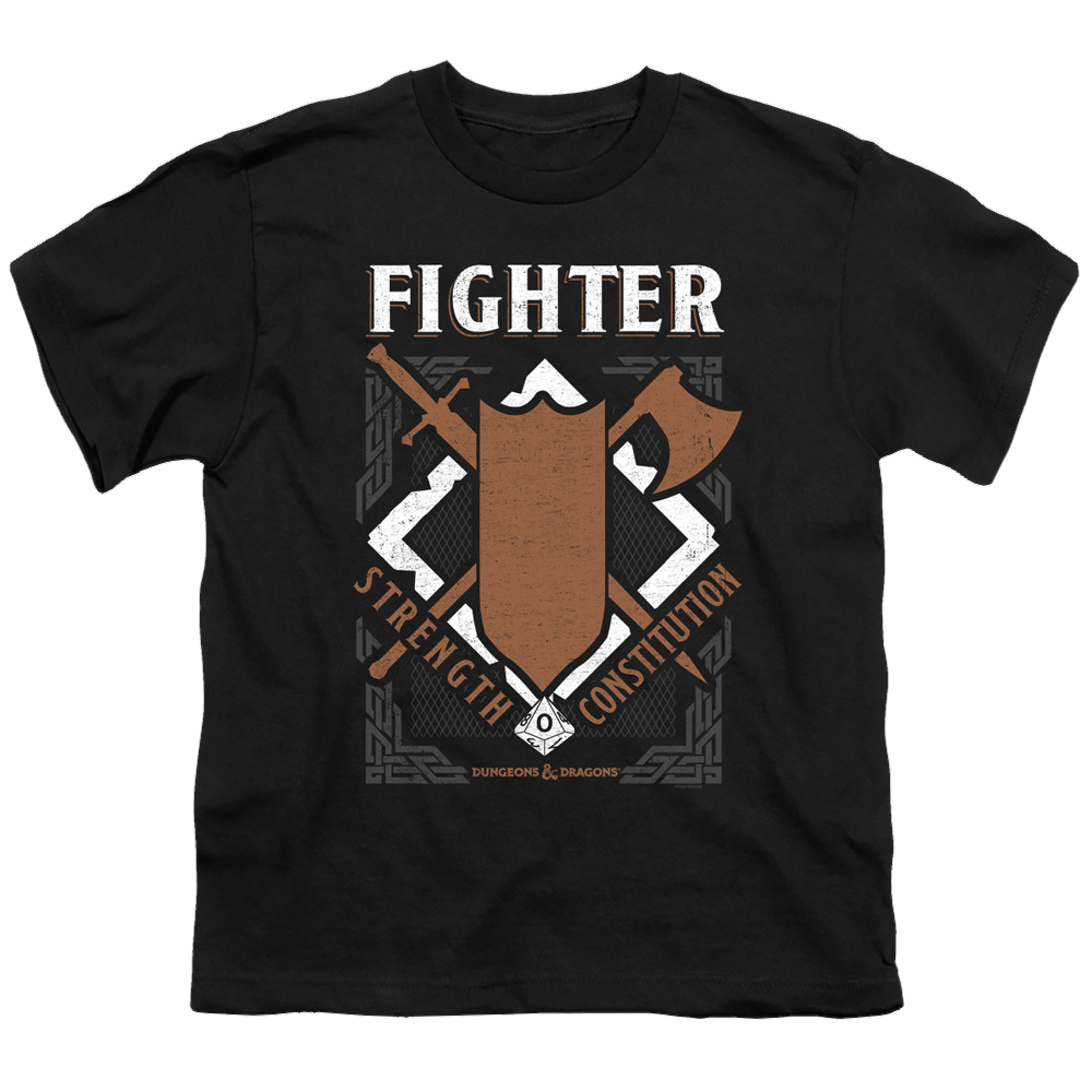 Dungeons & Dragons Fighter - Youth T-Shirt Youth T-Shirt (Ages 8-12) Dungeons & Dragons