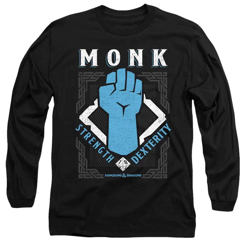 Dungeons & Dragons Monk - Men's Long Sleeve T-Shirt Men's Long Sleeve T-Shirt Dungeons & Dragons