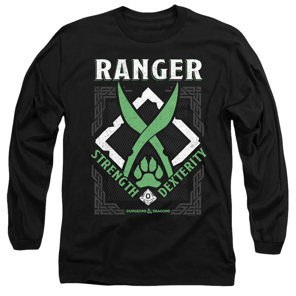 Dungeons & Dragons Ranger - Men's Long Sleeve T-Shirt Men's Long Sleeve T-Shirt Dungeons & Dragons