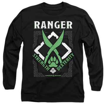 Dungeons & Dragons Ranger - Men's Long Sleeve T-Shirt Men's Long Sleeve T-Shirt Dungeons & Dragons