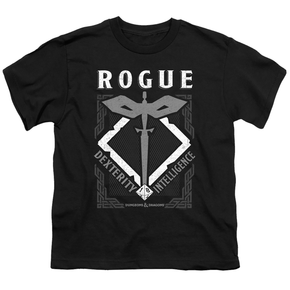 Dungeons & Dragons Rogue - Youth T-Shirt Youth T-Shirt (Ages 8-12) Dungeons & Dragons