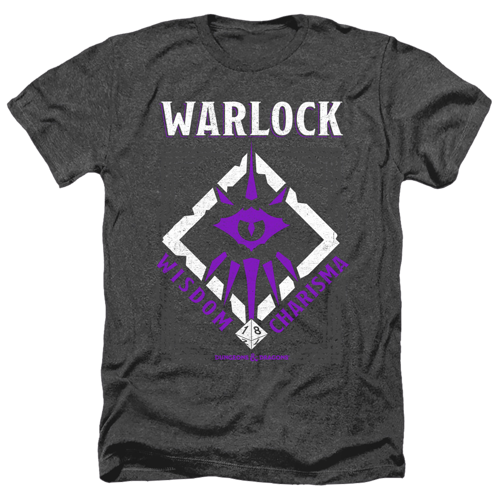 Dungeons & Dragons Warlock - Men's Heather T-Shirt Men's Heather T-Shirt Dungeons & Dragons