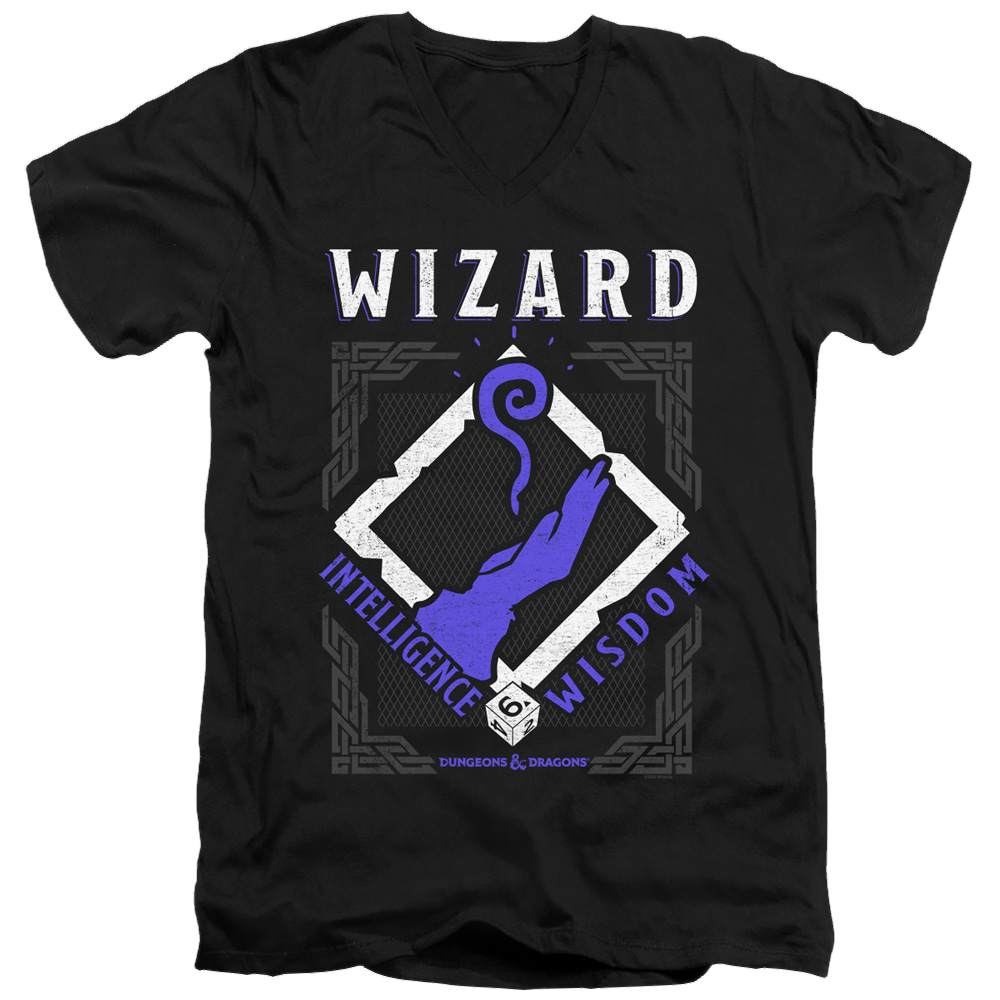 Dungeons & Dragons Wizard - Men's V-Neck T-Shirt Men's V-Neck T-Shirt Dungeons & Dragons
