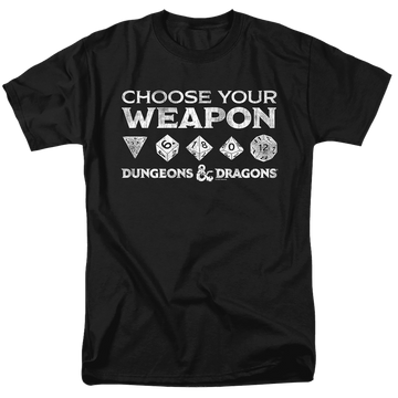 Dungeons & Dragons Choose Your Weapon - Men's Regular Fit T-Shirt Men's Regular Fit T-Shirt Dungeons & Dragons