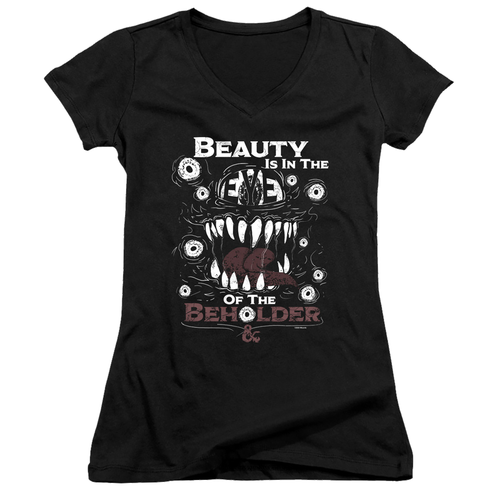 Dungeons & Dragons Eye Of The Beholder - Juniors V-Neck T-Shirt Juniors V-Neck T-Shirt Dungeons & Dragons