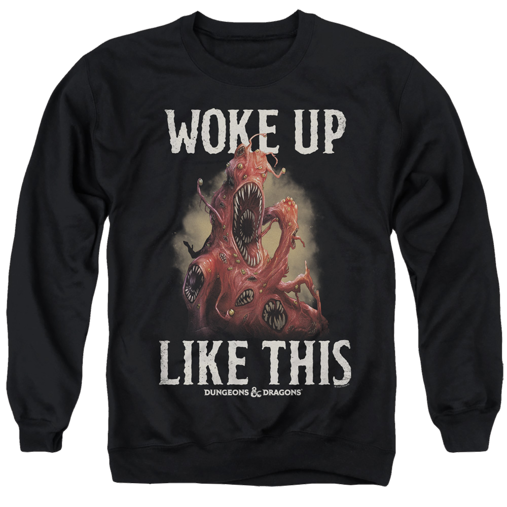 Dungeons & Dragons Woke Like This - Men's Crewneck Sweatshirt Men's Crewneck Sweatshirt Dungeons & Dragons