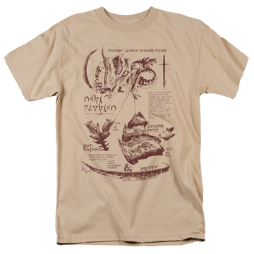 Dungeons & Dragons Rush Monster Anatomy Chart - Men's Regular Fit T-Shirt Men's Regular Fit T-Shirt Dungeons & Dragons