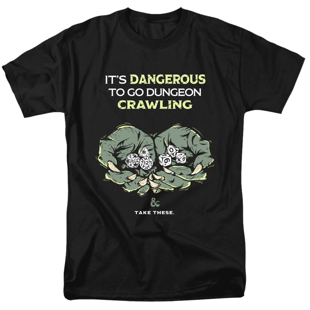 Dungeons & Dragons Dangerous To Go Alone - Men's Regular Fit T-Shirt Men's Regular Fit T-Shirt Dungeons & Dragons