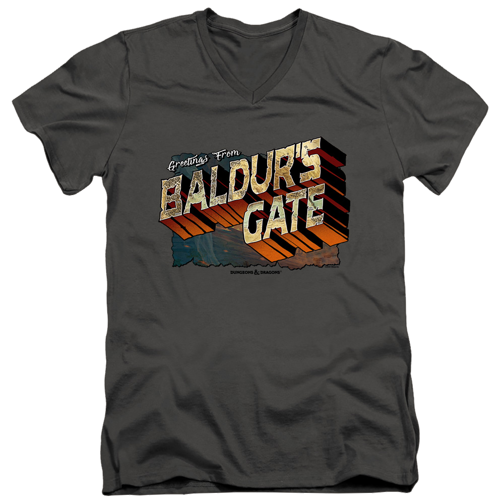 Dungeons & Dragons Baldurs Gate - Men's V-Neck T-Shirt Men's V-Neck T-Shirt Dungeons & Dragons