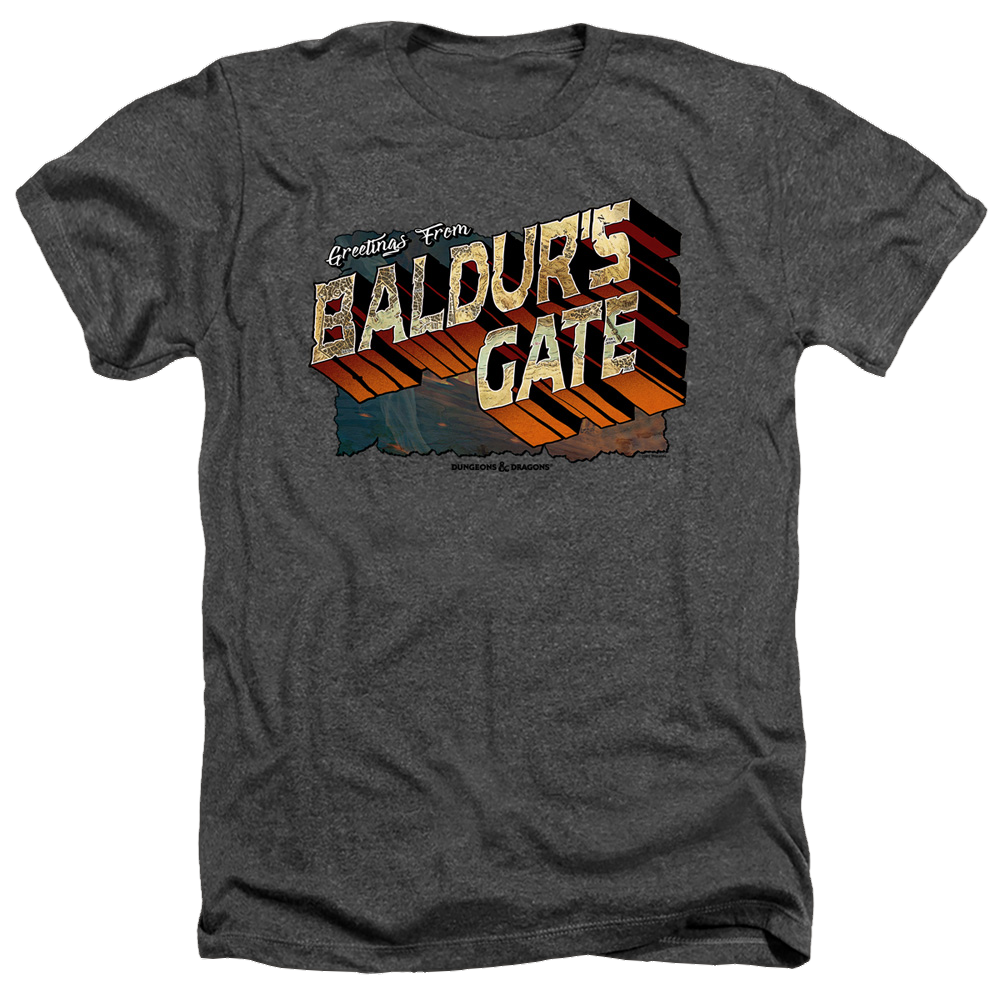 Dungeons & Dragons Baldurs Gate - Men's Heather T-Shirt Men's Heather T-Shirt Dungeons & Dragons