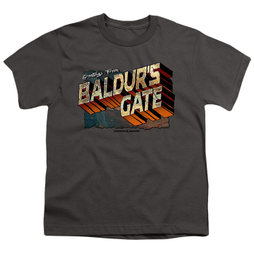 Dungeons & Dragons Baldurs Gate - Youth T-Shirt Youth T-Shirt (Ages 8-12) Dungeons & Dragons