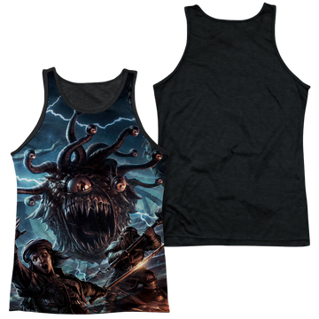 Dungeons & Dragons Monster Manual Cover men's black back tank