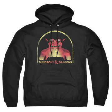 Black pullover hoodie with Dungeons & Dragons Old School graphic