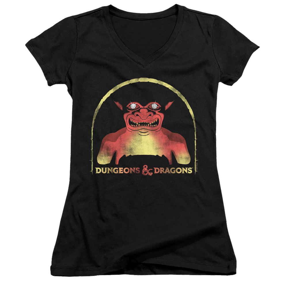 Dungeons & Dragons Old School - Juniors V-Neck T-Shirt Juniors V-Neck T-Shirt Dungeons & Dragons