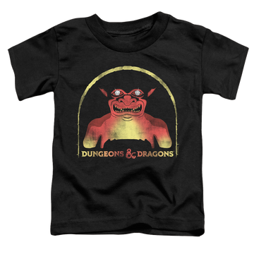 Black toddler t-shirt with Dungeons & Dragons Old School graphic