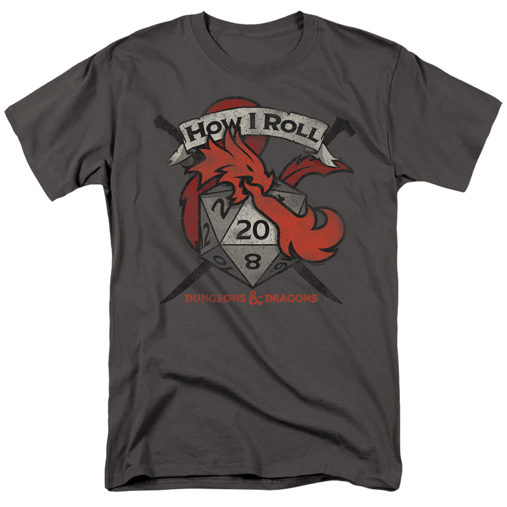 Dungeons & Dragons How I Roll D And D - Men's Regular Fit T-Shirt Men's Regular Fit T-Shirt Dungeons & Dragons