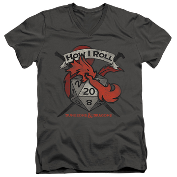 Dungeons & Dragons How I Roll D And D - Men's V-Neck T-Shirt Men's V-Neck T-Shirt Dungeons & Dragons