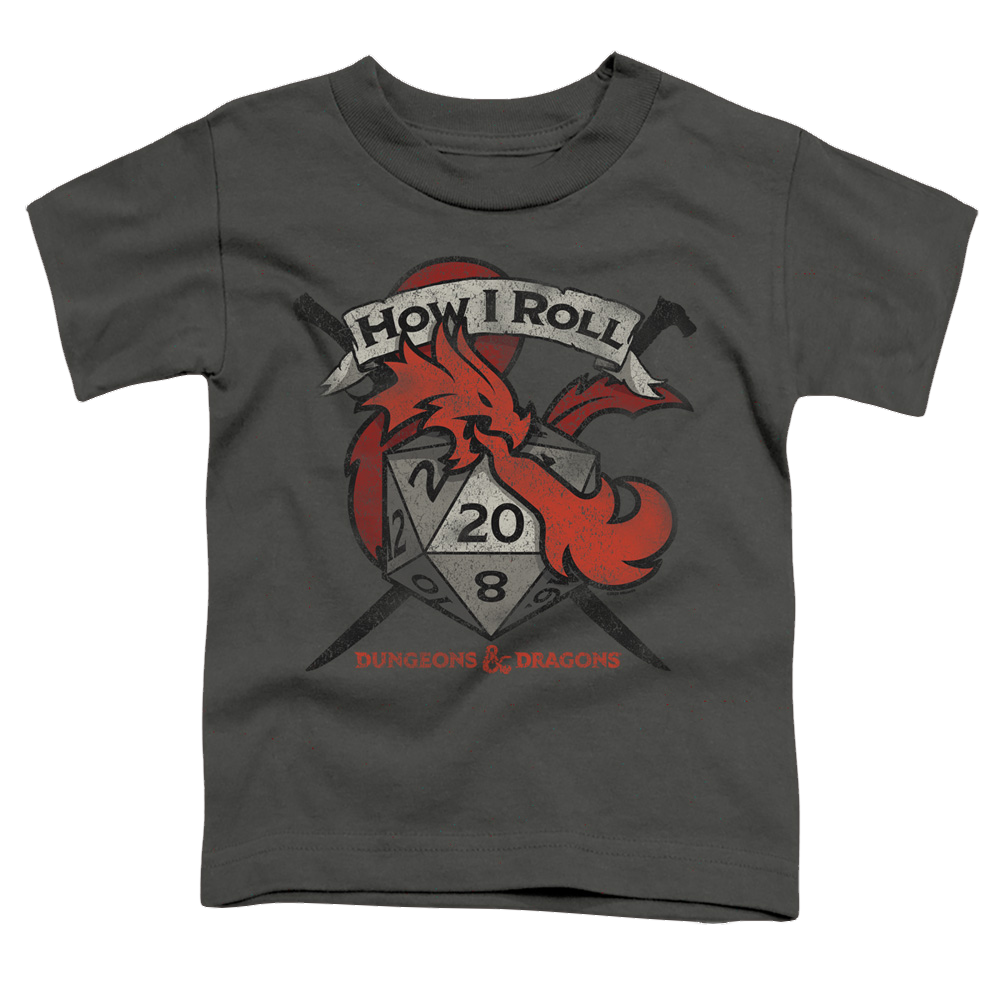 Dungeons & Dragons How I Roll D And D - Toddler T-Shirt Toddler T-Shirt Dungeons & Dragons