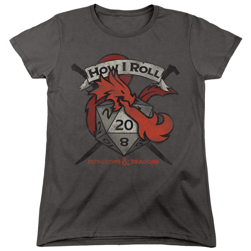 Dungeons & Dragons How I Roll D And D - Women's T-Shirt Women's T-Shirt Dungeons & Dragons