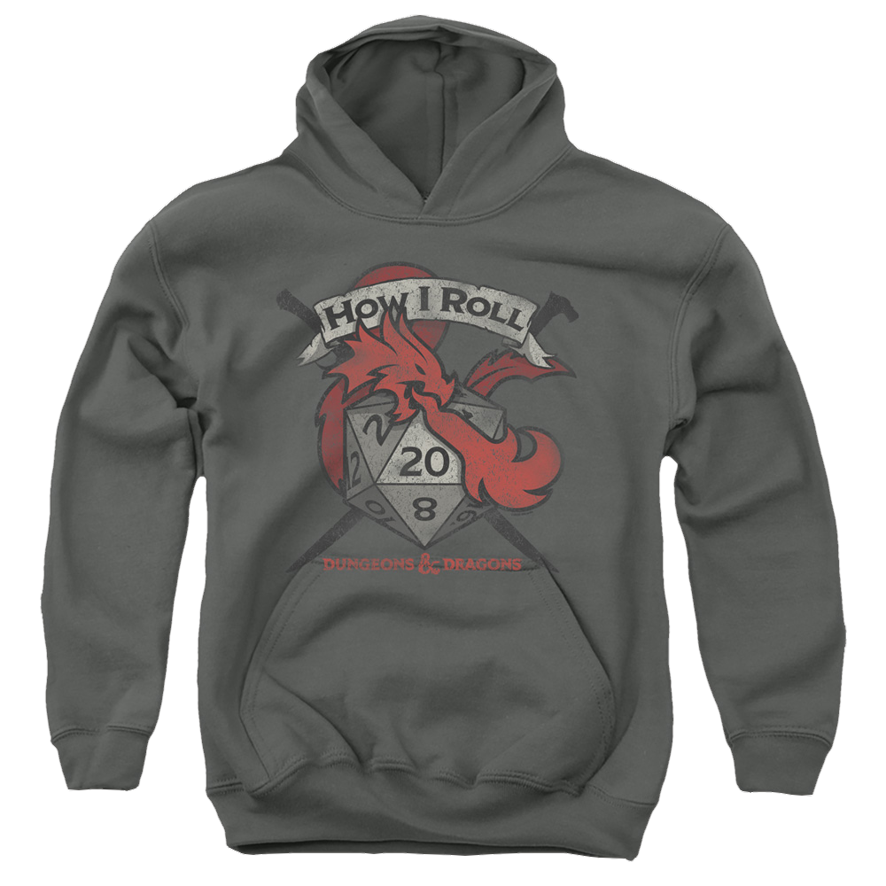 Dungeons & Dragons How I Roll D And D - Youth Hoodie Youth Hoodie (Ages 8-12) Dungeons & Dragons