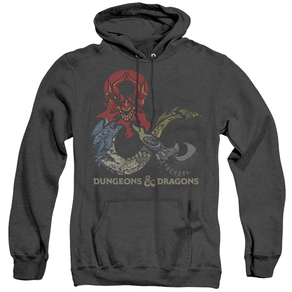 Dungeons & Dragons Dragons In Dragons - Heather Pullover Hoodie Heather Pullover Hoodie Dungeons & Dragons