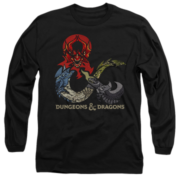 Dungeons & Dragons Dragons In Dragons - Men's Long Sleeve T-Shirt Men's Long Sleeve T-Shirt Dungeons & Dragons