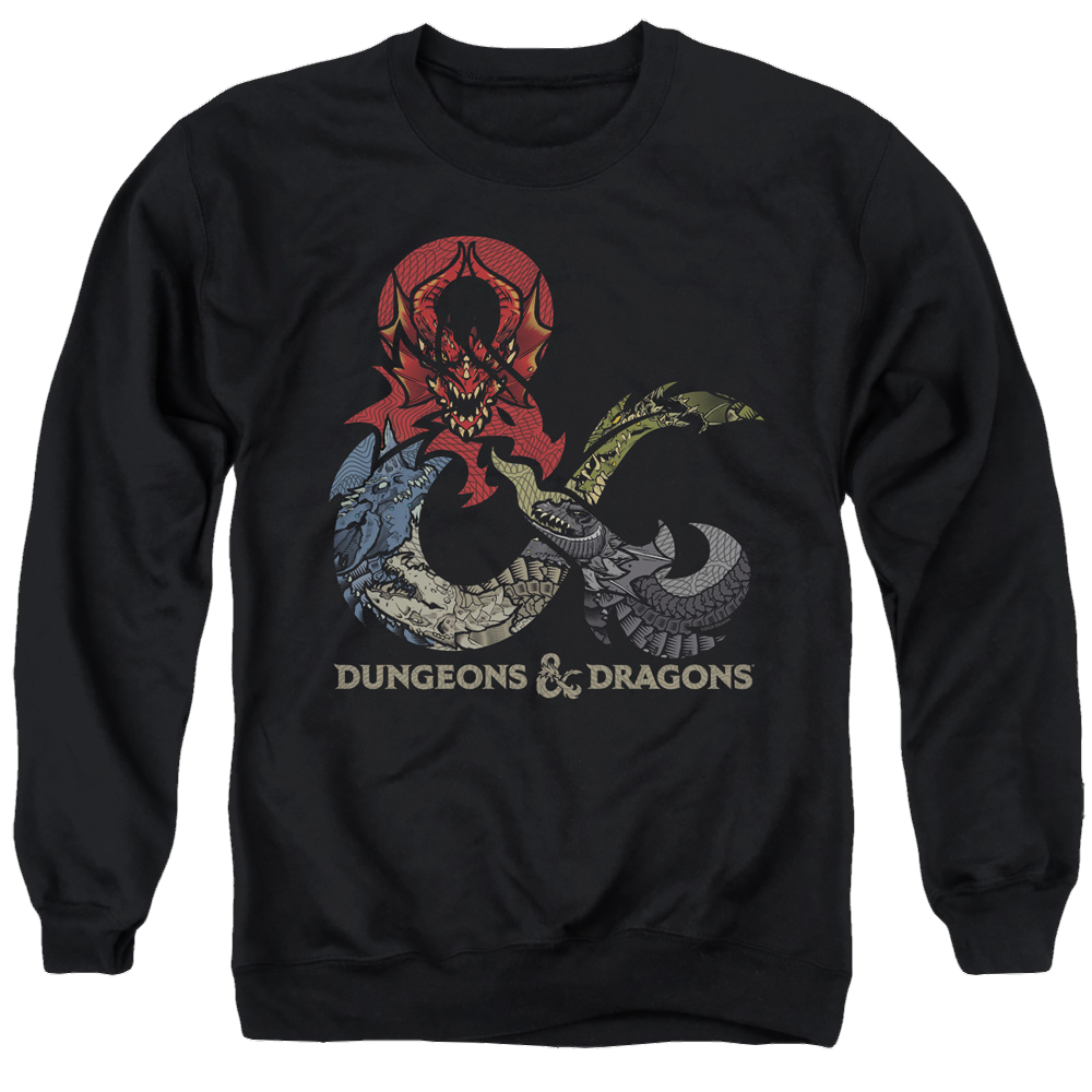 Dungeons & Dragons Dragons In Dragons - Men's Crewneck Sweatshirt Men's Crewneck Sweatshirt Dungeons & Dragons
