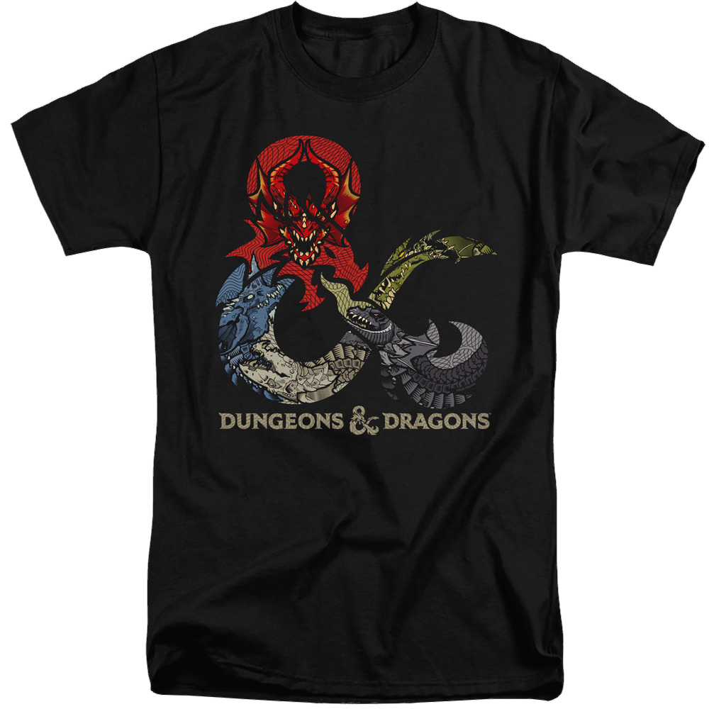 Dungeons & Dragons Dragons In Dragons - Men's Tall Fit T-Shirt Men's Tall Fit T-Shirt Dungeons & Dragons