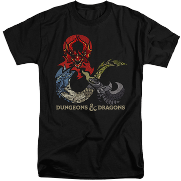 Dungeons & Dragons Dragons In Dragons - Men's Tall Fit T-Shirt Men's Tall Fit T-Shirt Dungeons & Dragons