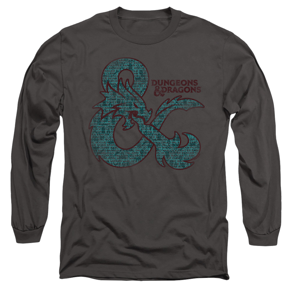 Dungeons & Dragons Ampersand Classes - Men's Long Sleeve T-Shirt Men's Long Sleeve T-Shirt Dungeons & Dragons