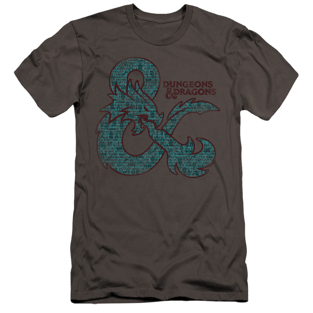 Dungeons & Dragons Ampersand Classes - Men's Premium Slim Fit T-Shirt Men's Premium Slim Fit T-Shirt Dungeons & Dragons