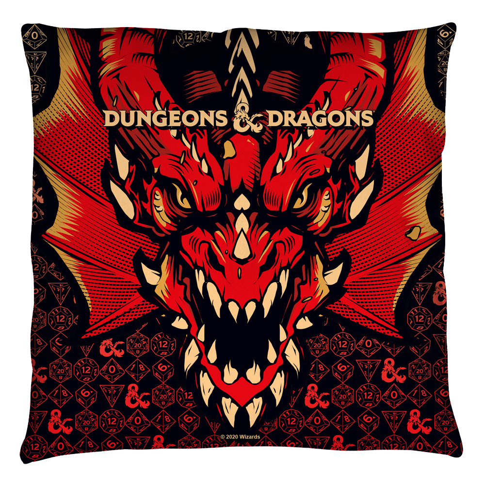 Dungeons & Dragons Dragon - Throw Pillows Throw Pillows Dungeons & Dragons