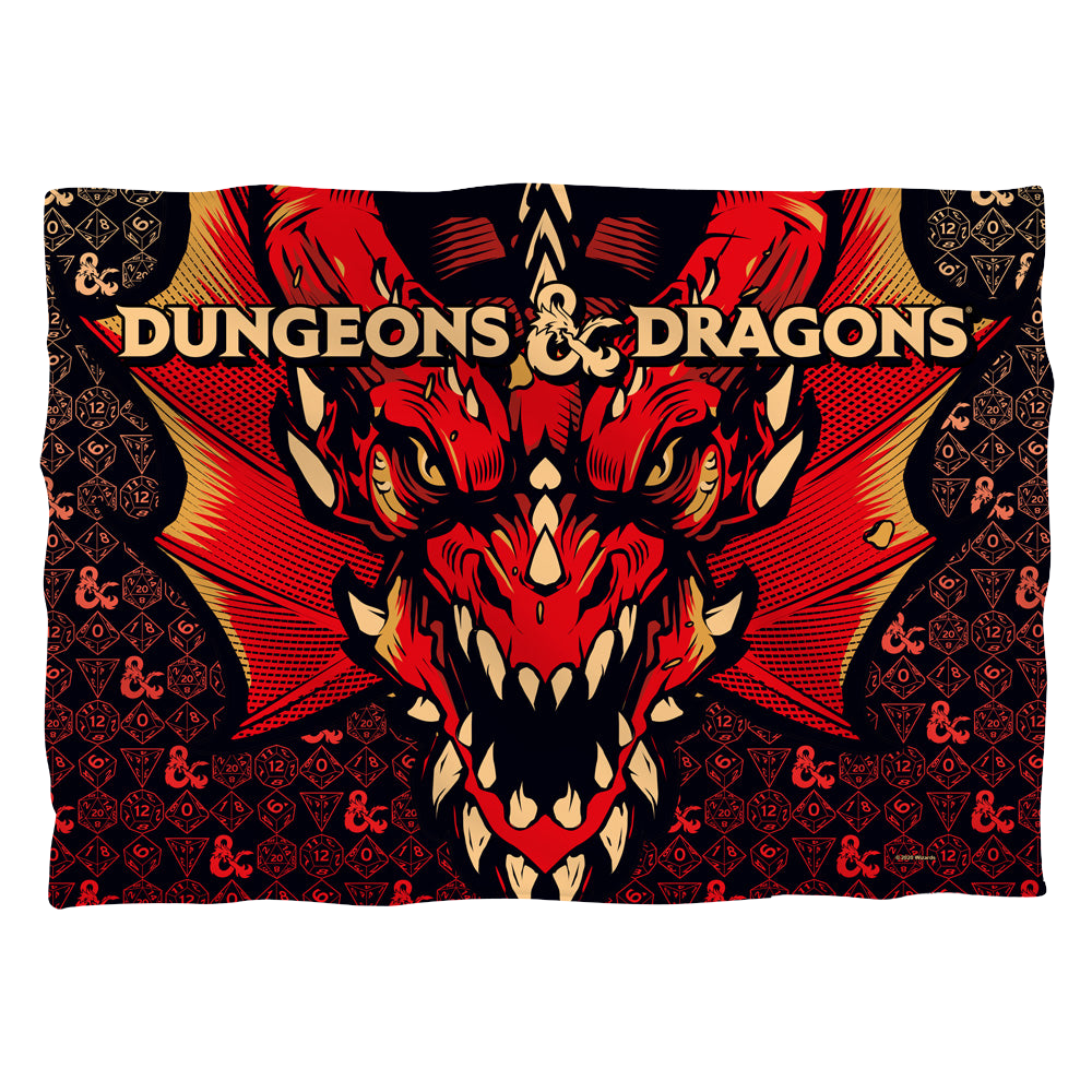 Dungeons & Dragons Dragon (Front/Back Print) - Pillow Case Pillow Cases Dungeons & Dragons