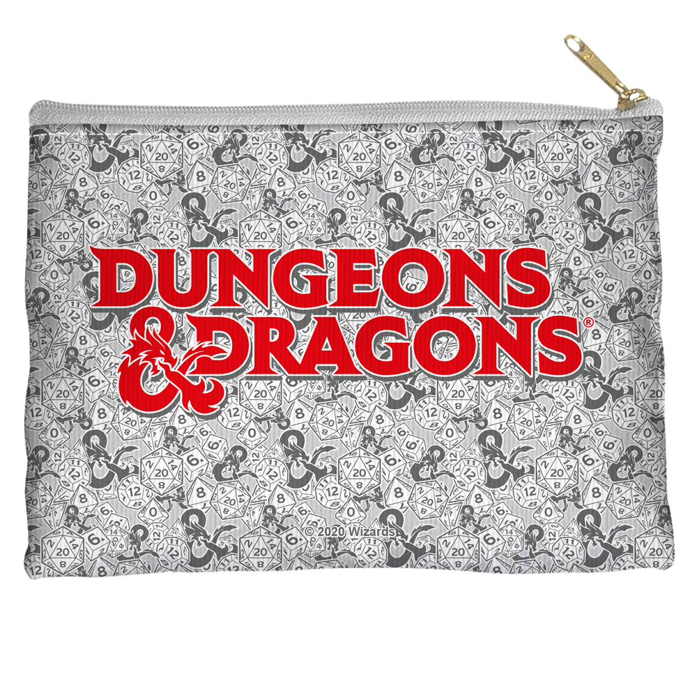 Dungeons & Dragons Cast Your Lot - Straight Bottom Accessory Pouch Straight Bottom Accessory Pouches Dungeons & Dragons
